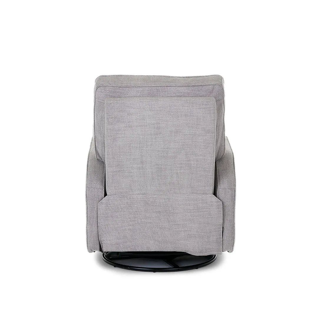 Obaby Madison Swivel Glider Recliner Chair - Pebble