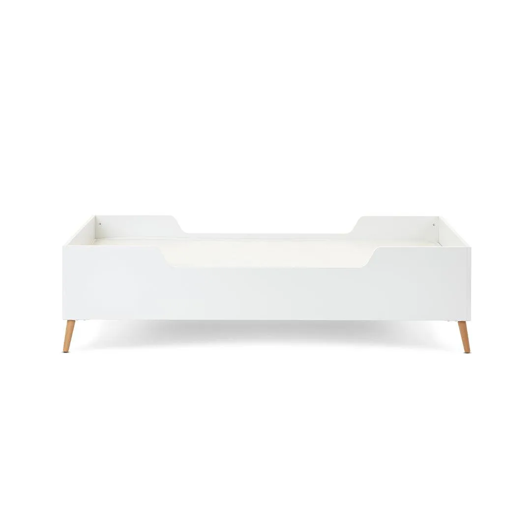 Obaby Maya Single Bed - White   Natural