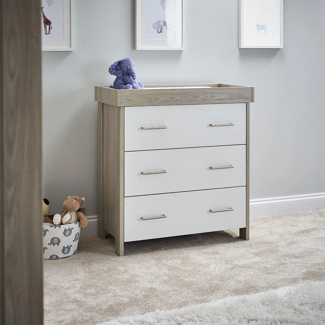 Obaby Nika 2 Piece Room Set - Grey Wash   White