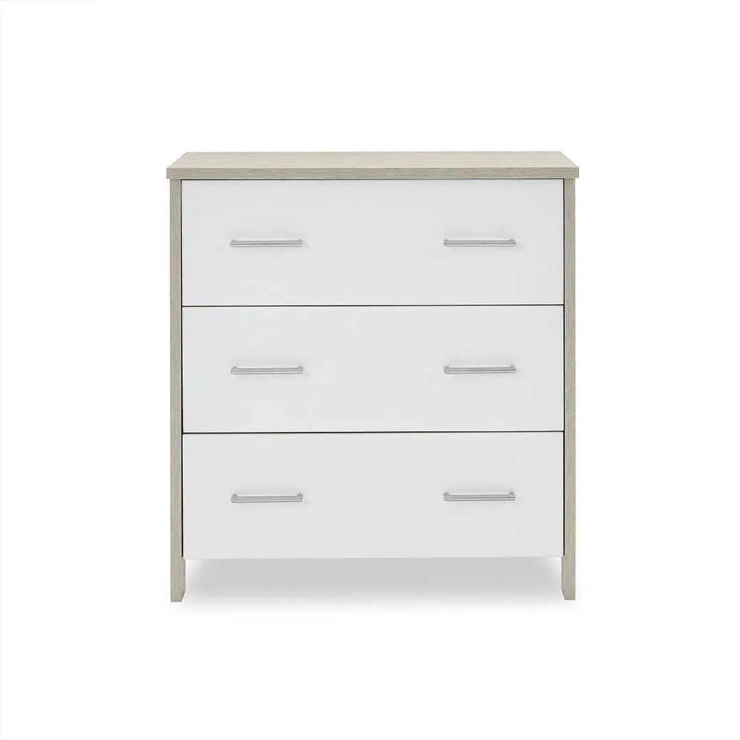 Obaby Nika 2 Piece Room Set - Grey Wash   White