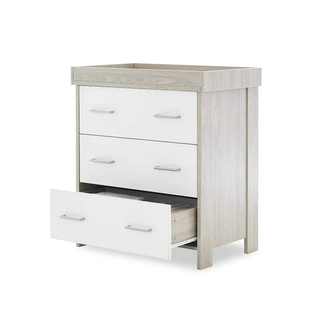 Obaby Nika 2 Piece Room Set - Grey Wash   White