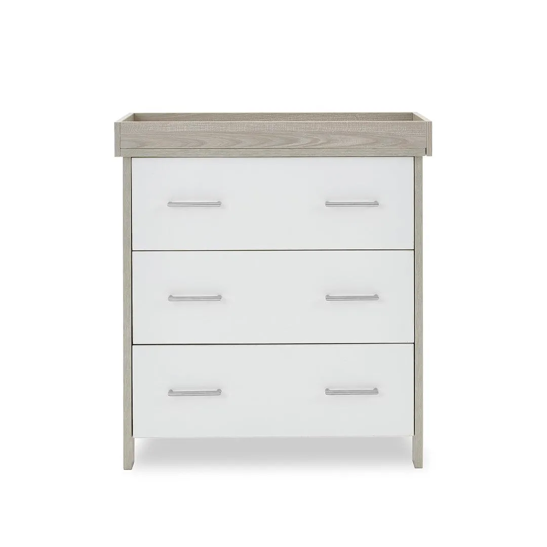 Obaby Nika 2 Piece Room Set - Grey Wash   White