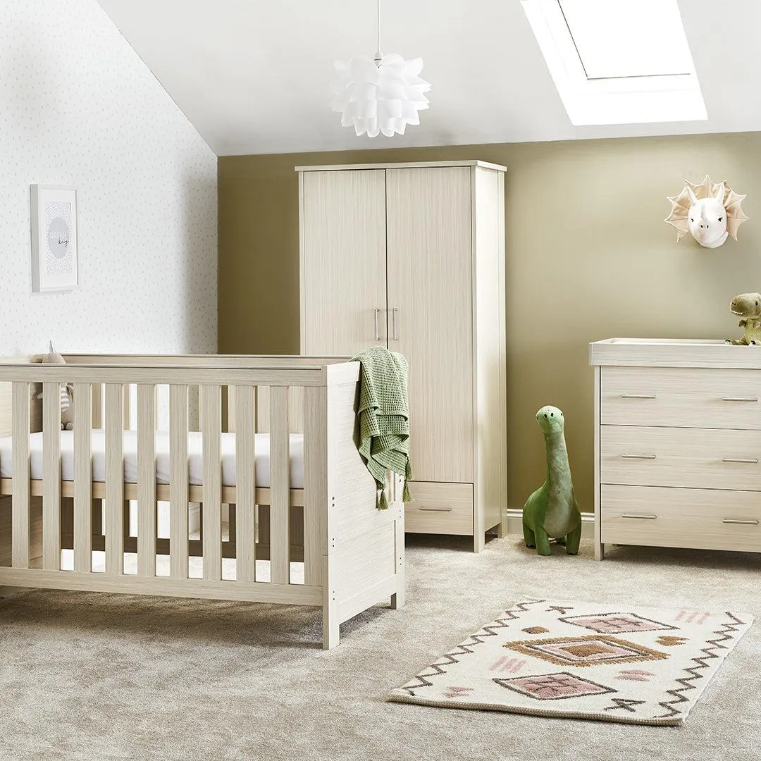 Obaby Nika 3 Piece Room Set - Oatmeal