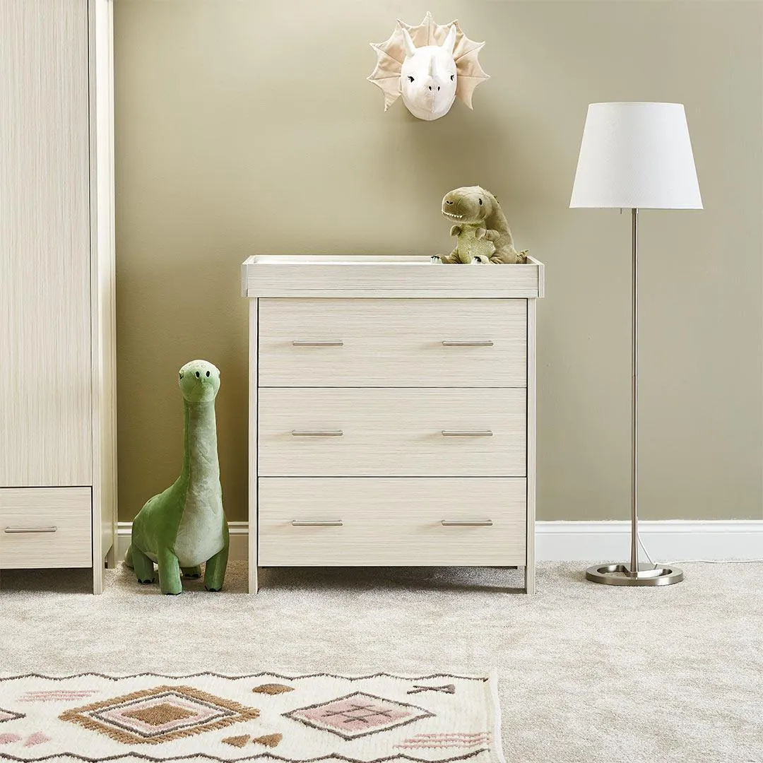 Obaby Nika 3 Piece Room Set - Oatmeal