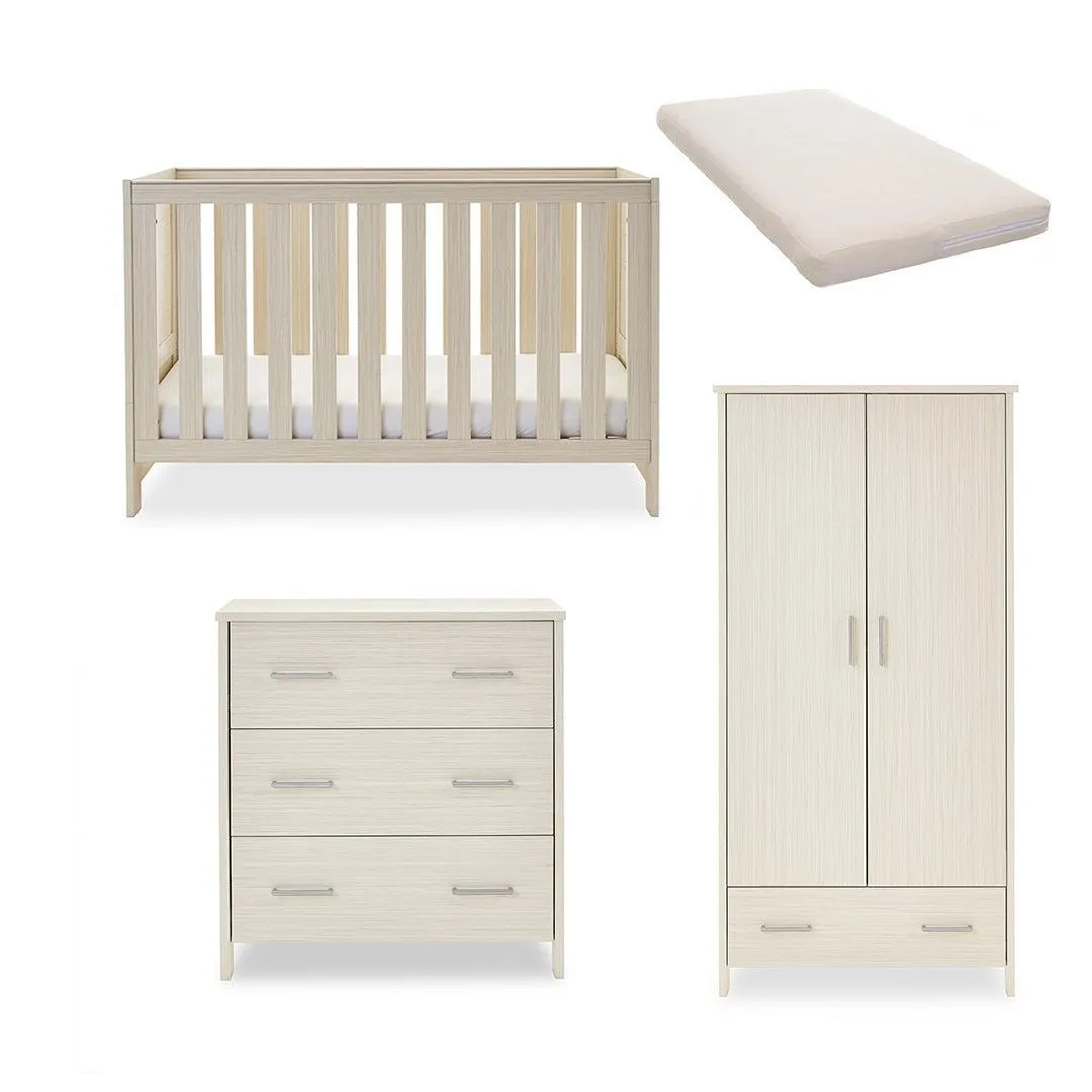 Obaby Nika 3 Piece Room Set - Oatmeal