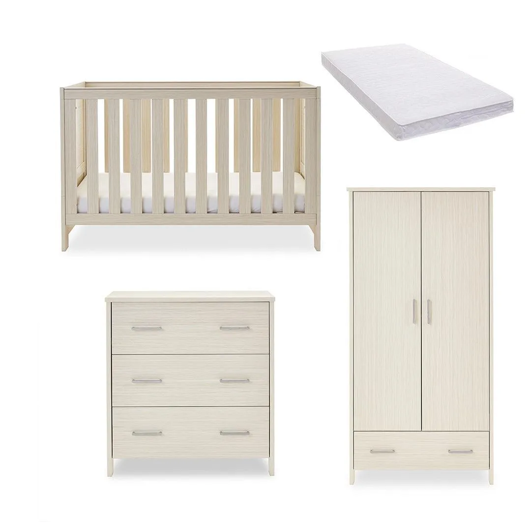 Obaby Nika 3 Piece Room Set - Oatmeal
