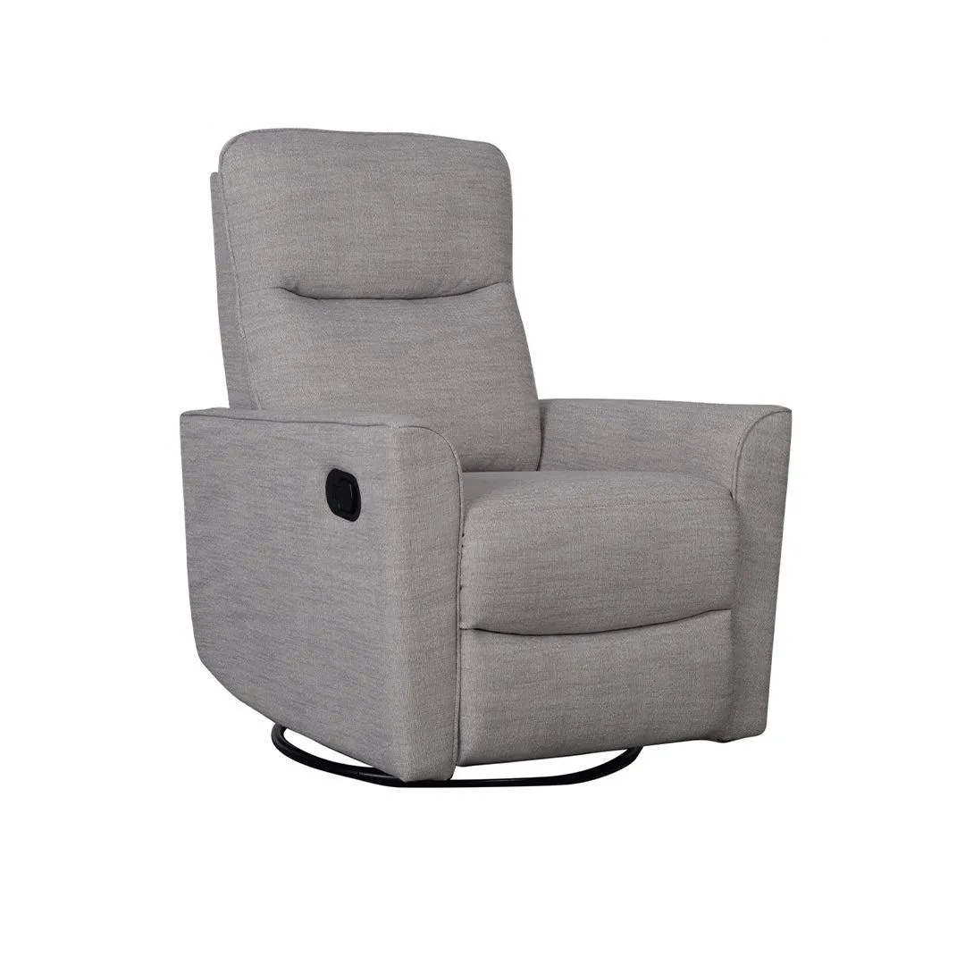 Obaby Savannah Swivel Glider Recliner Chair - Pebble