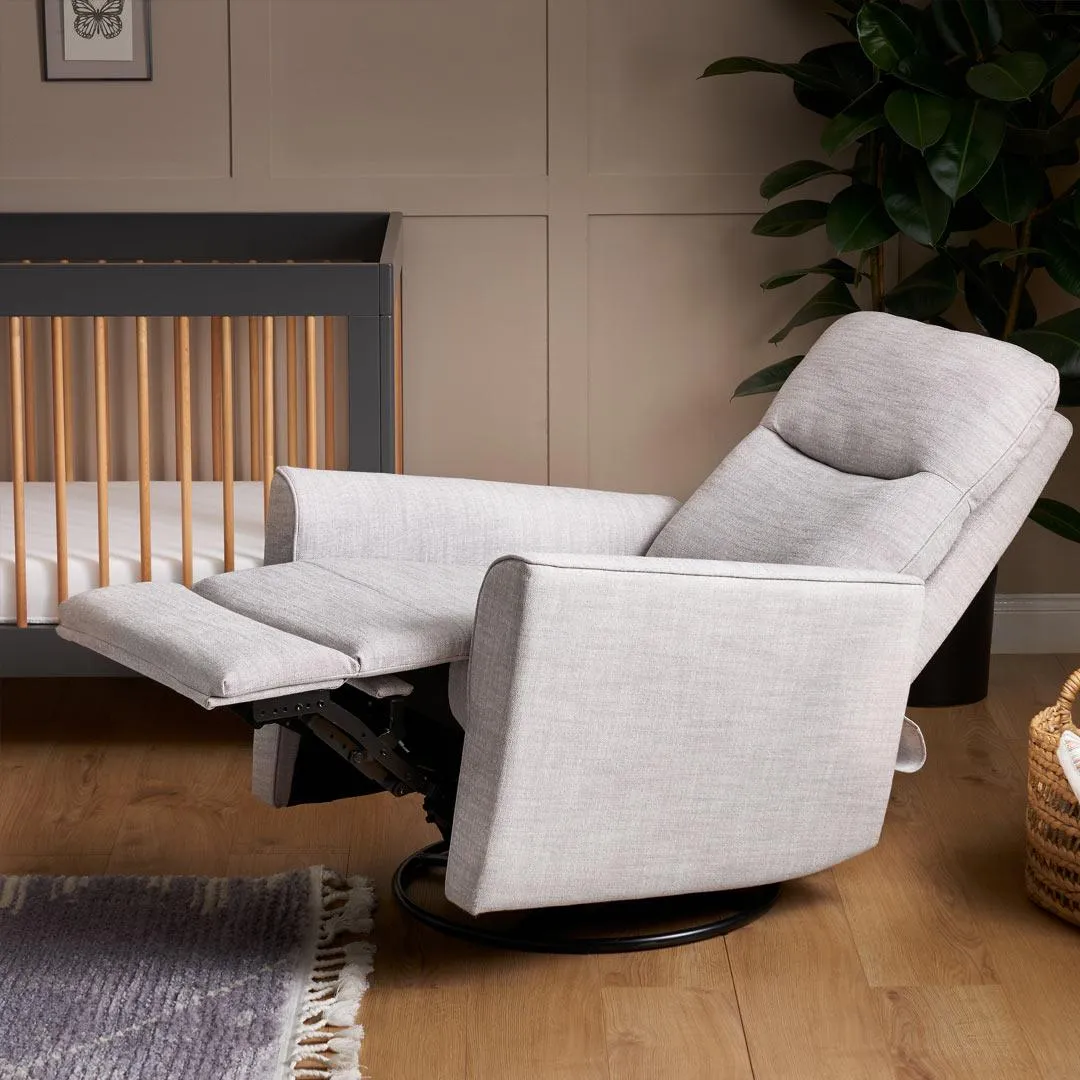 Obaby Savannah Swivel Glider Recliner Chair - Pebble