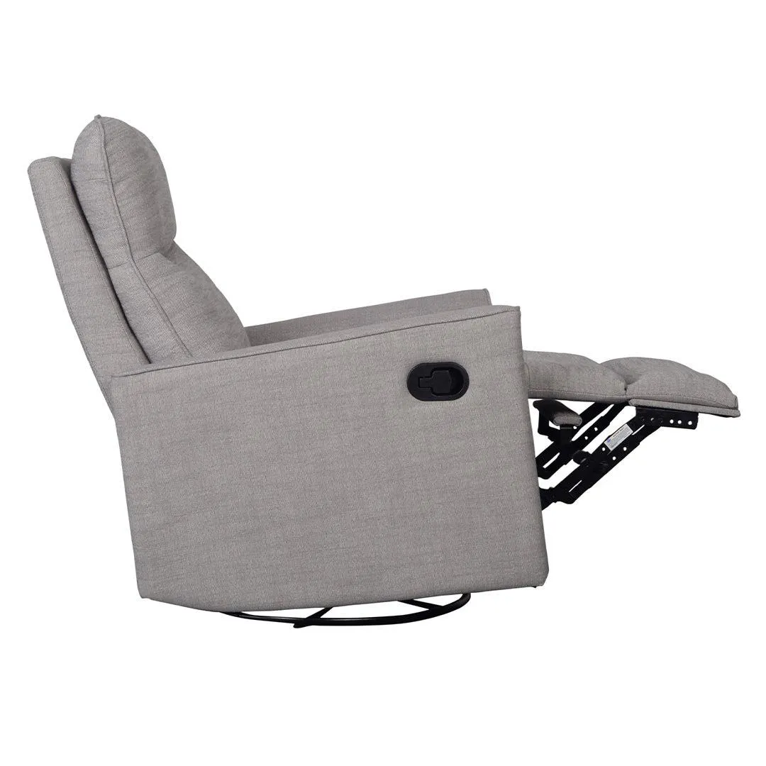 Obaby Savannah Swivel Glider Recliner Chair - Pebble