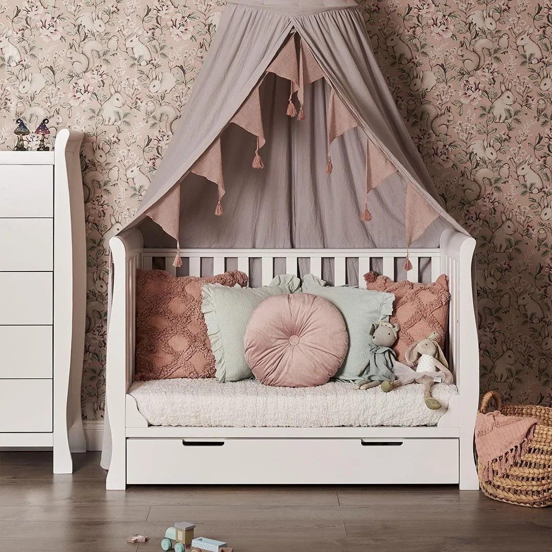 Obaby Stamford Mini Cot Bed - White