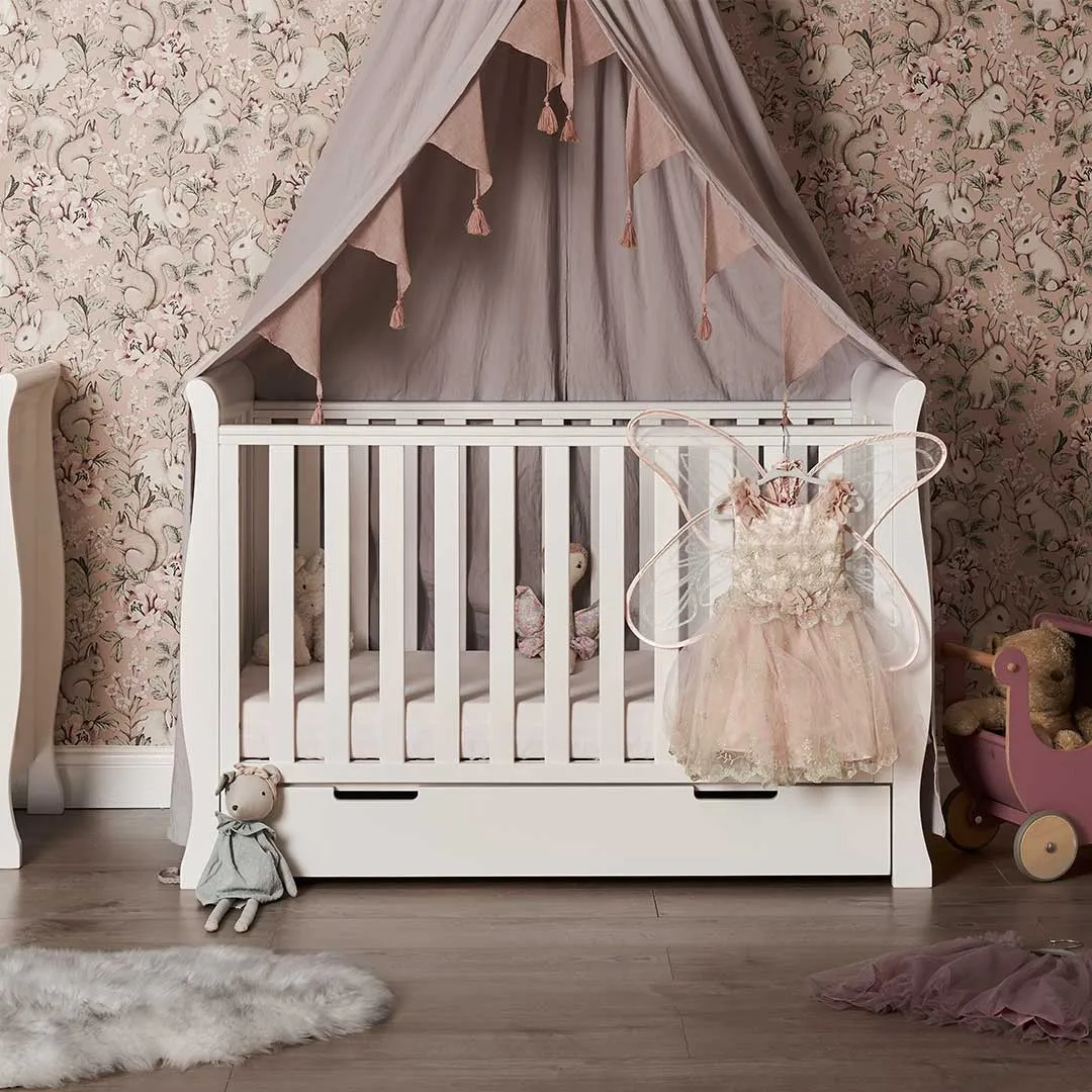 Obaby Stamford Mini Cot Bed - White