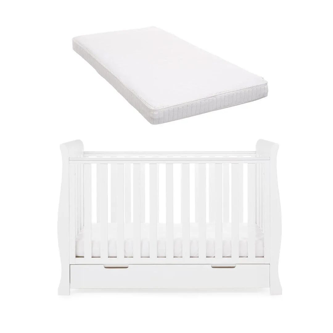 Obaby Stamford Mini Cot Bed - White