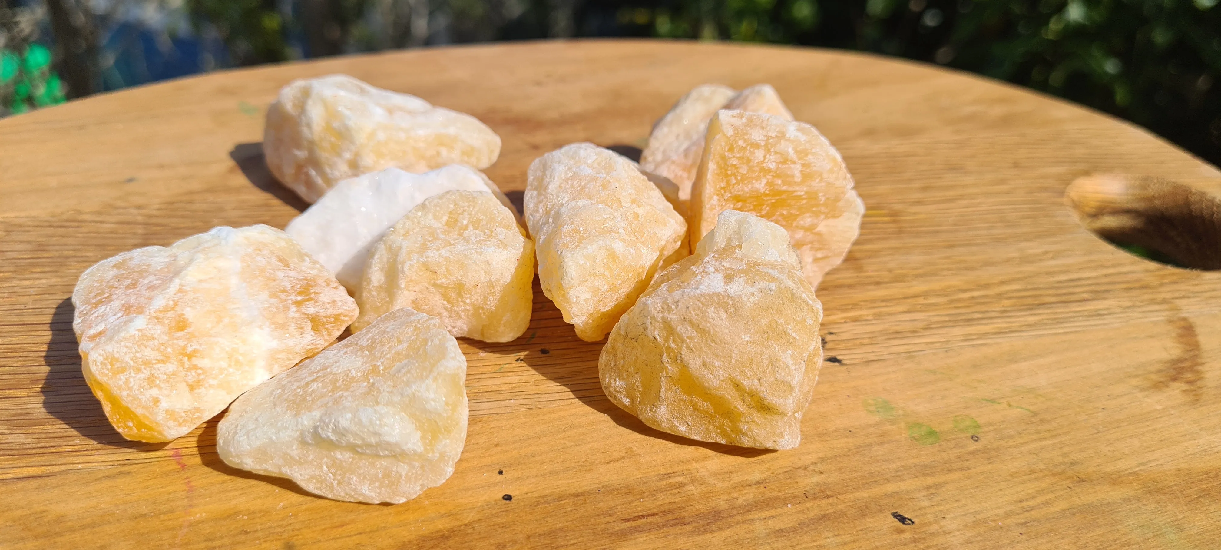 ORANGE CALCITE CRYSTAL 300G