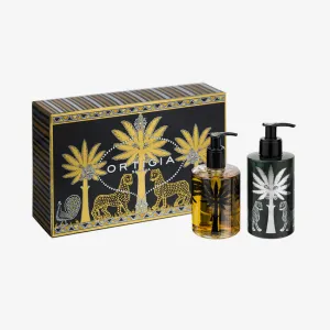 Ortigia | Ambra Nera Liquid Soap & Body Cream Gift Set