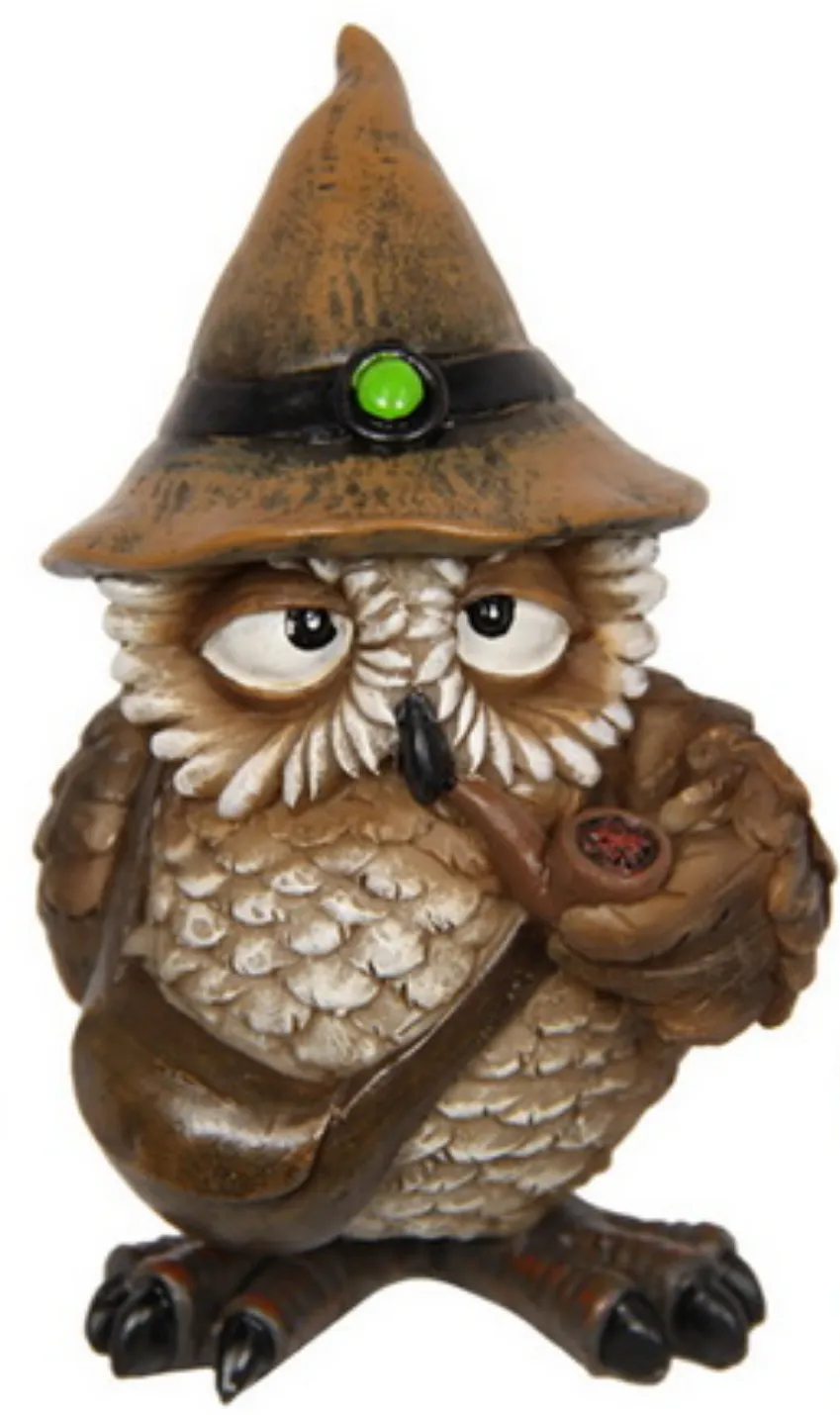 OWL SAGE WIZARD FIGURINES