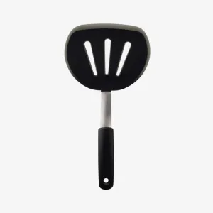 Oxo | Flexible Pancake Turner Black Stainless Steel & Silicone L: 12 in