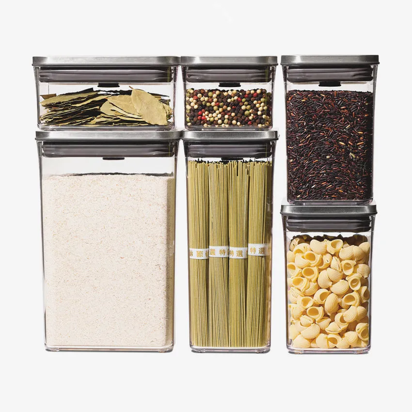 Oxo | Stainless Steel POP 2.0 Container Set - 6 pieces