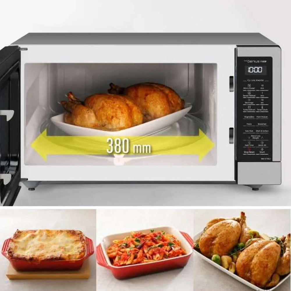 Panasonic Microwave 44L Grill Silver