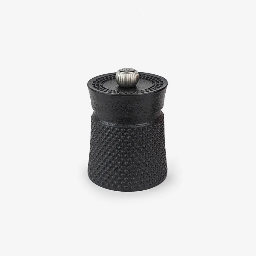 Peugeot |  Bali Cast Iron Pepper Mill & Salt Cellar - Black 8cm