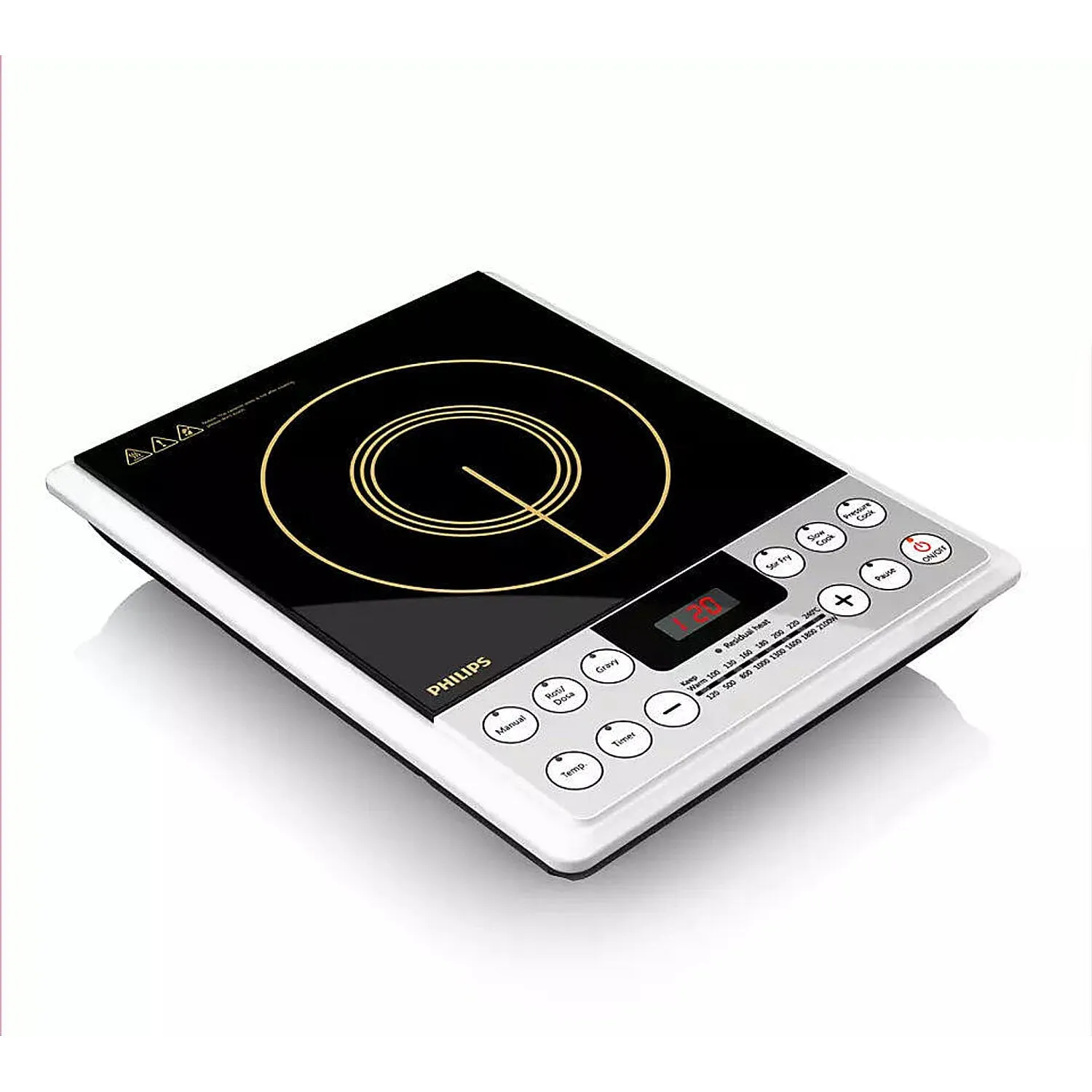 Philips 2100 Watts Induction Cooktop with Auto-Off Function - HD4929/01