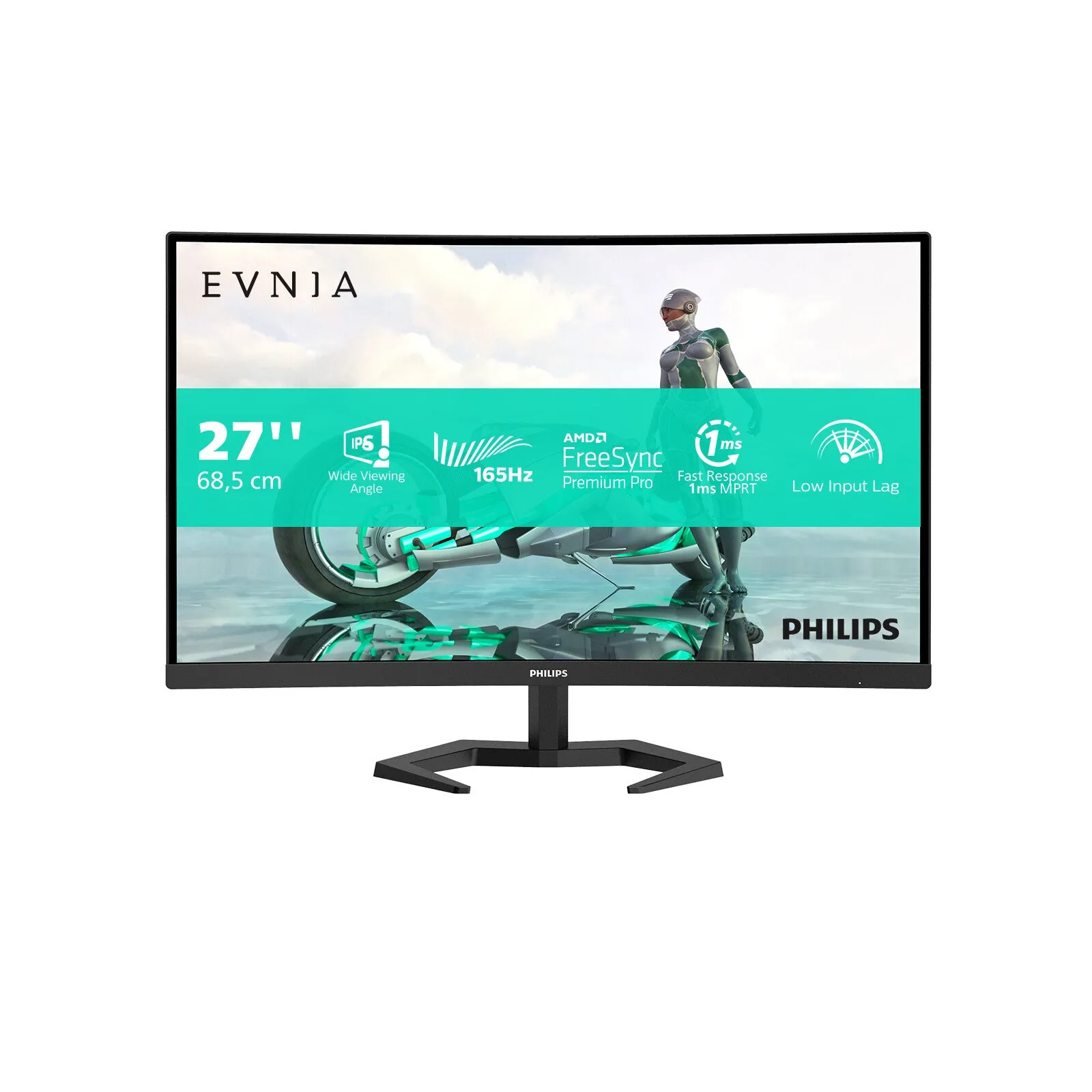 Philips 27M1N3200ZS/00 27" Full HD Gaming Monitor - 165Hz, 1ms, IPS, AMD FreeSync, Black