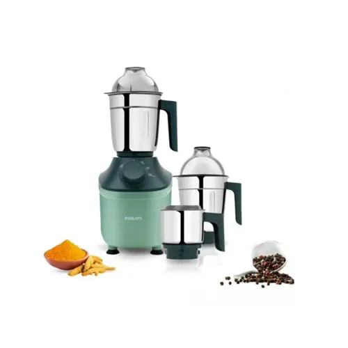 Philips 800 Watt Powerful motor mixer grinder with MicroGrind Technology in Green colour - HL7773/02