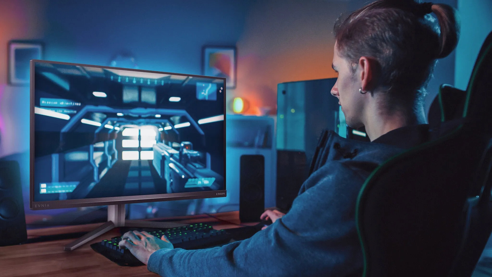 Philips Evnia 32M2N6800M/00 31.5" 4K Ultra HD Gaming Monitor - 144Hz, 1ms, IPS, Height Adjustable, Speakers, Black