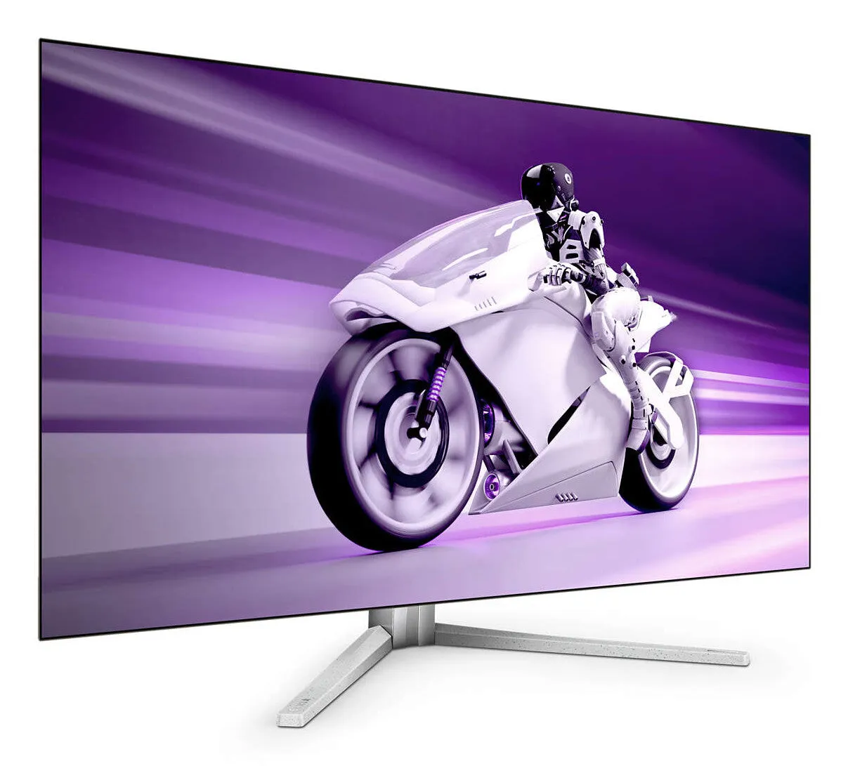 Philips Evnia 42M2N8900/00 41.5" 4K Ultra HD Gaming Monitor - 120Hz, 0.1ms, OLED, AMD FreeSync, Height Adjustable, Speakers, White