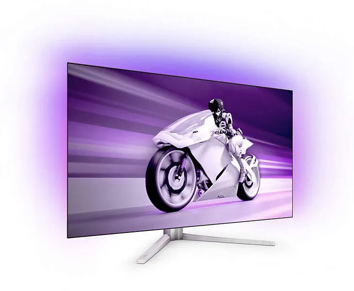Philips Evnia 42M2N8900/00 41.5" 4K Ultra HD Gaming Monitor - 120Hz, 0.1ms, OLED, AMD FreeSync, Height Adjustable, Speakers, White
