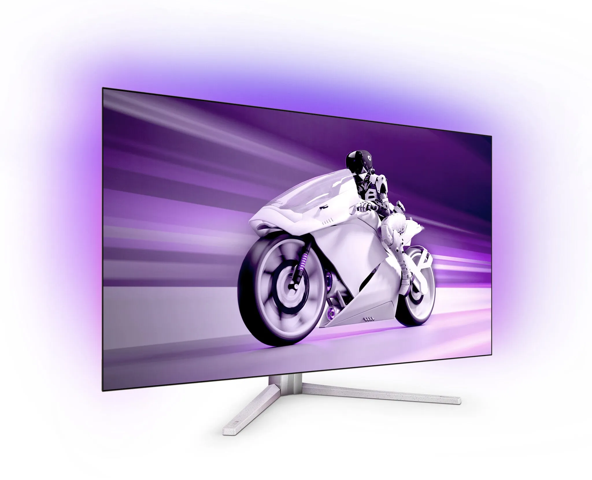 Philips Evnia 42M2N8900/00 41.5" 4K Ultra HD Gaming Monitor - 120Hz, 0.1ms, OLED, AMD FreeSync, Height Adjustable, Speakers, White