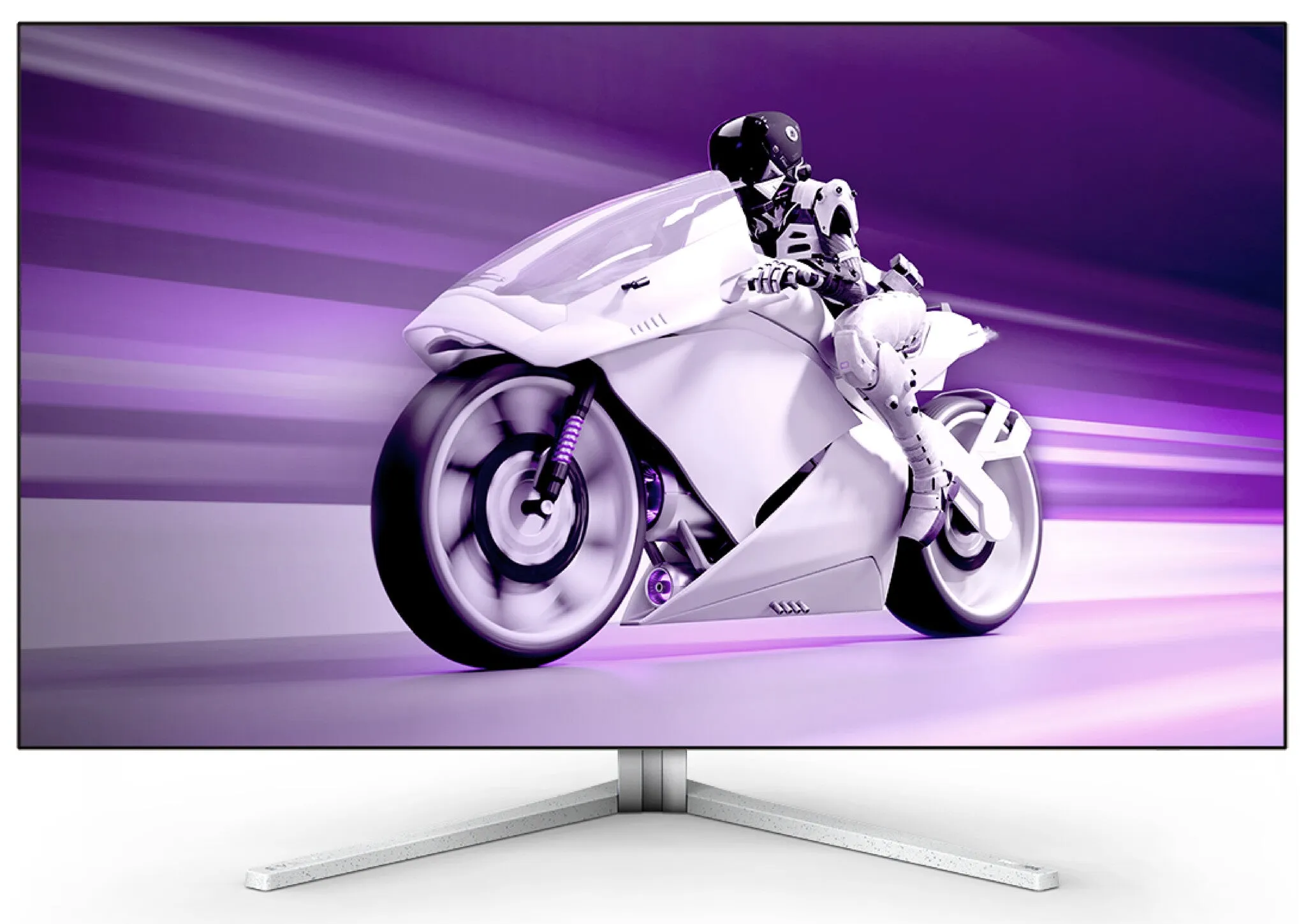 Philips Evnia 42M2N8900/00 41.5" 4K Ultra HD Gaming Monitor - 120Hz, 0.1ms, OLED, AMD FreeSync, Height Adjustable, Speakers, White