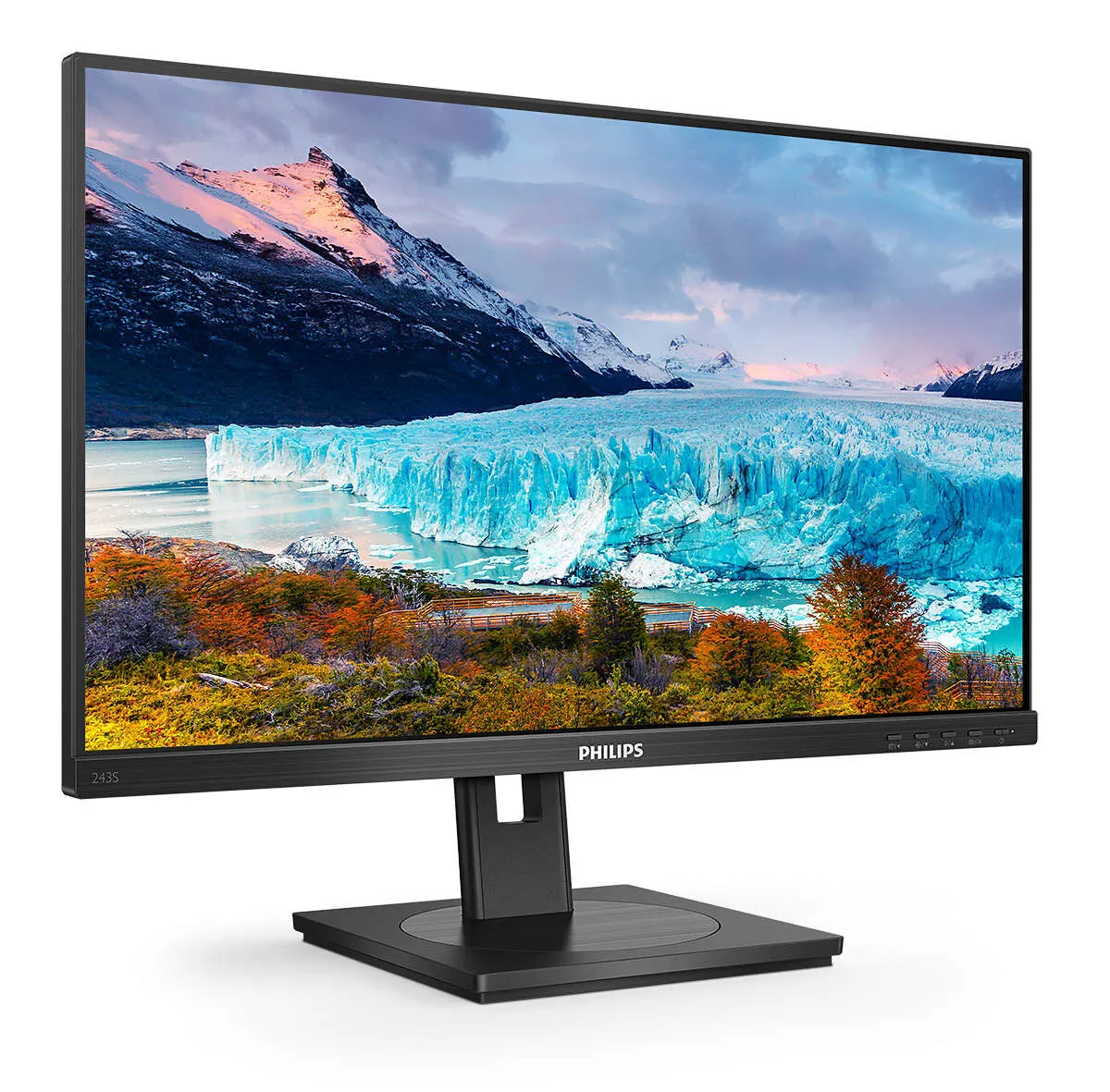 Philips S Line 243S1/00 23.8" Full HD Monitor - 75Hz, 4ms, IPS, Height Adjustable, Speakers, Black