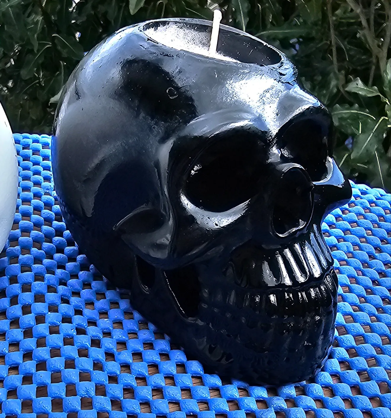 PLASTER CANDLE HOLDER handmade