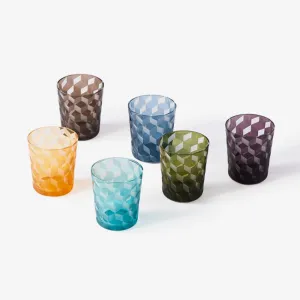 Polspotten | Blocks Tumblers Multi Color (set of 6)