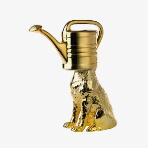 Polspotten | Wolf Watering Can Gold