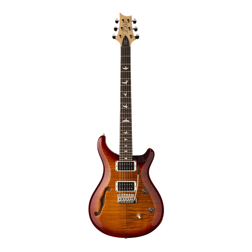 PRS CE24 Semi Hollow Electric Guitar - Dark Cherry Sunburst