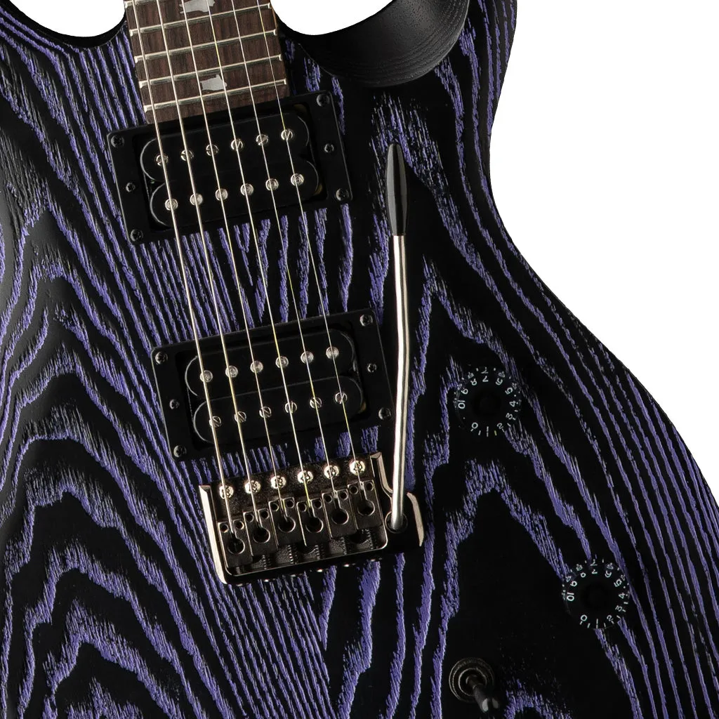PRS SE CE24 Limited Edition Swamp Ash - Sandblasted Purple