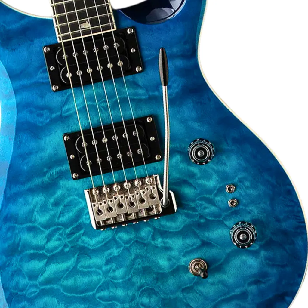 PRS SE Custom 24 08 Quilt - Lake Blue