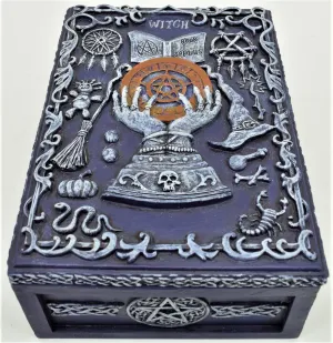PURPLE WITCHERY  TAROT TRINKET BOX