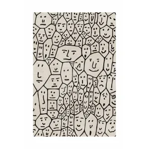 Qeeboo People 1 Rug People 200x300 Cm, Beige