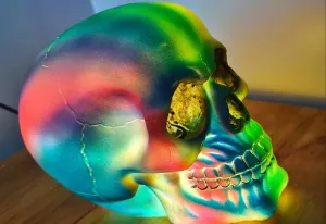 RAINBOW SKULL LAMP