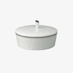 Raynaud | Mineral Filet Platinum - Covered Sugar Bowl 10.5cm