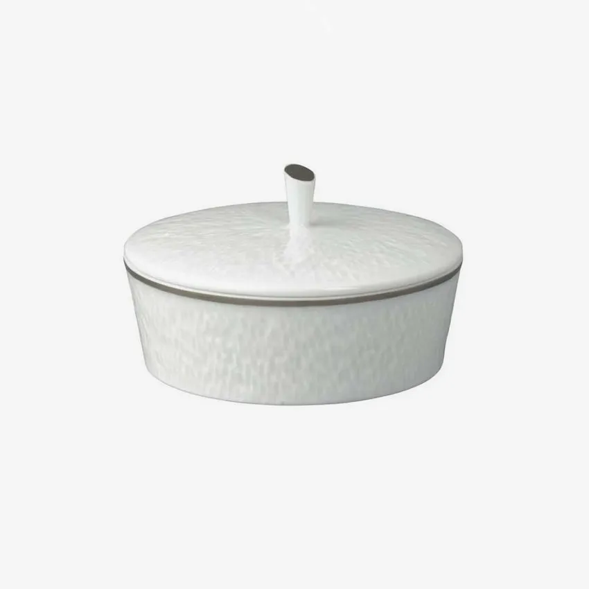 Raynaud | Mineral Filet Platinum - Covered Sugar Bowl 10.5cm