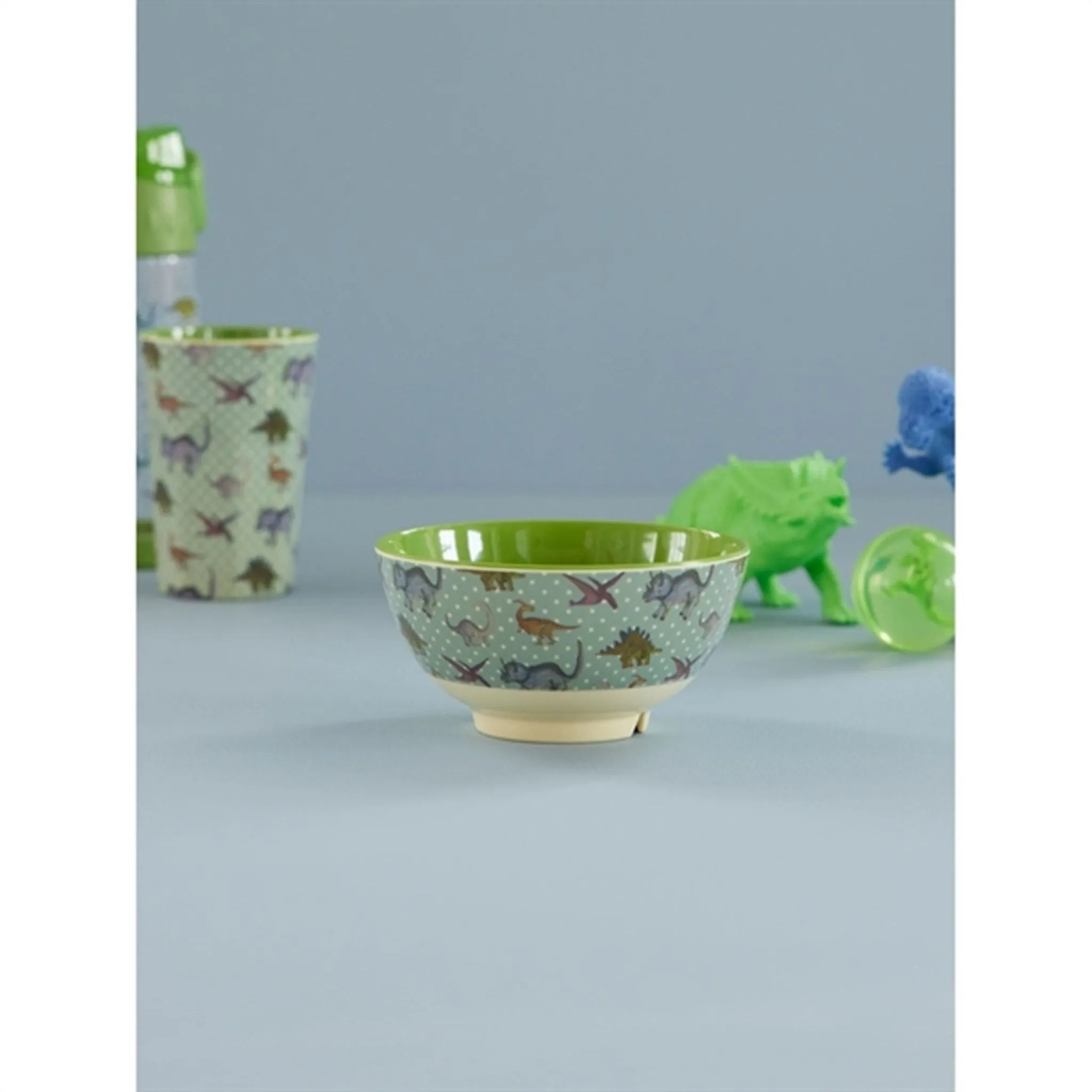 RICE New Dino Print Medium Melamine Bowl