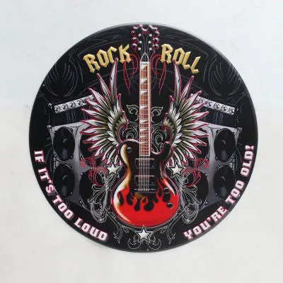 ROCK N ROLL METAL ART SIGNS
