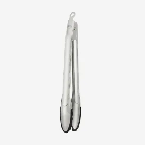 Rosle | Locking Tongs Silicone - Silver, Black