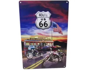 ROUTE 66-A4 WALL ART