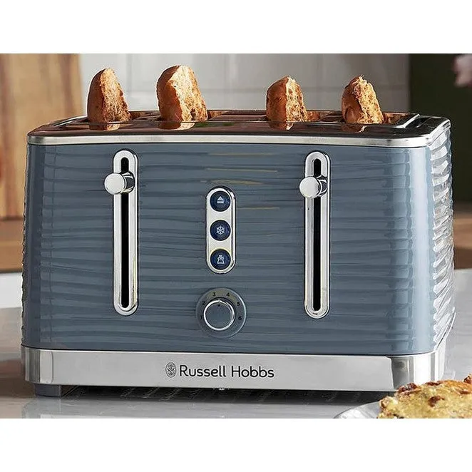 Russell Hobbs Inspire 4 Slice Grey Toaster | 24383