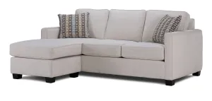 Safia Sofa Chaise - Bone