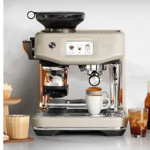 Sage Barista Touch Impress Automatic Coffee Machine Almond Nougat | SES881ALM4GUK1
